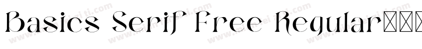 Basics Serif Free Regular字体转换